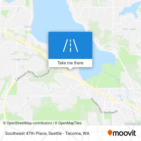 Southeast 47th Place map
