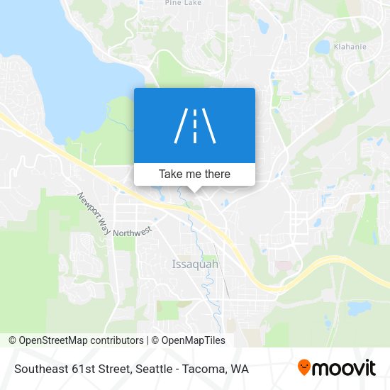 Southeast 61st Street map