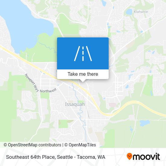 Southeast 64th Place map