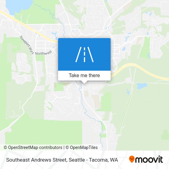Southeast Andrews Street map