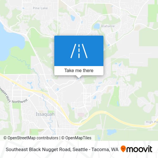Southeast Black Nugget Road map