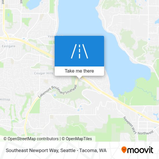 Southeast Newport Way map