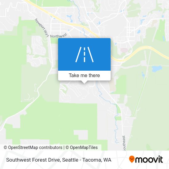 Mapa de Southwest Forest Drive