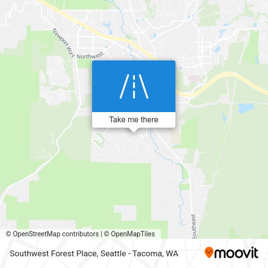 Southwest Forest Place map