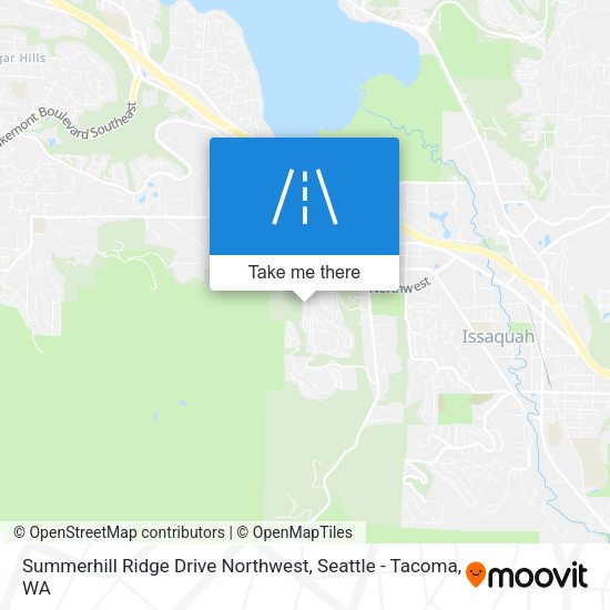 Mapa de Summerhill Ridge Drive Northwest