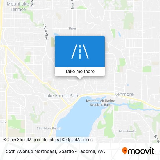 Mapa de 55th Avenue Northeast