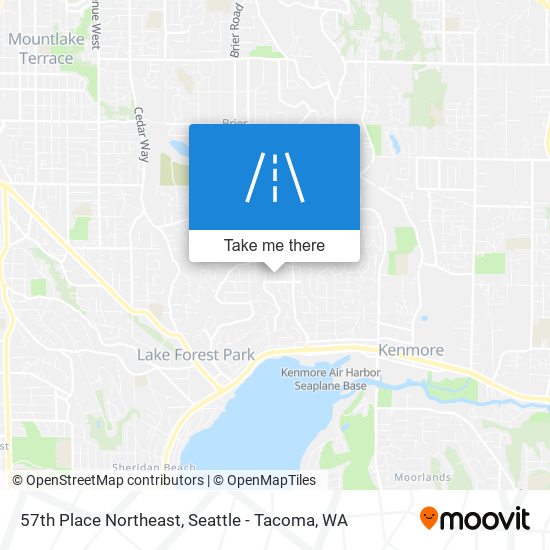 Mapa de 57th Place Northeast
