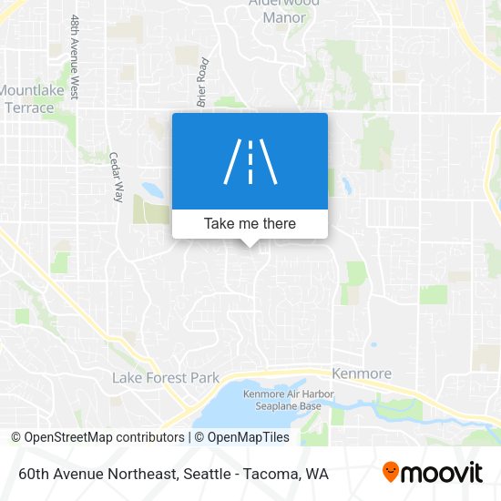 60th Avenue Northeast map