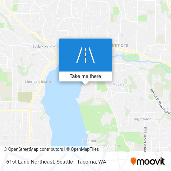 Mapa de 61st Lane Northeast