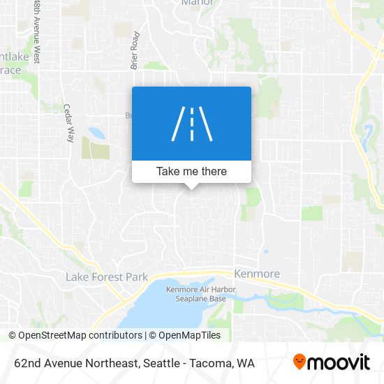 Mapa de 62nd Avenue Northeast