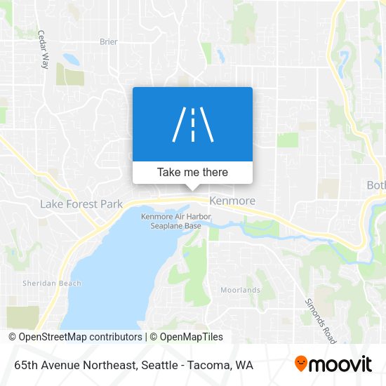 65th Avenue Northeast map