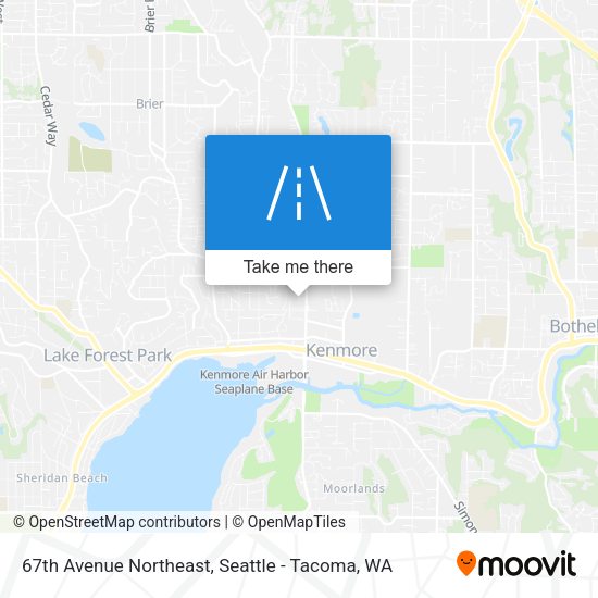 67th Avenue Northeast map