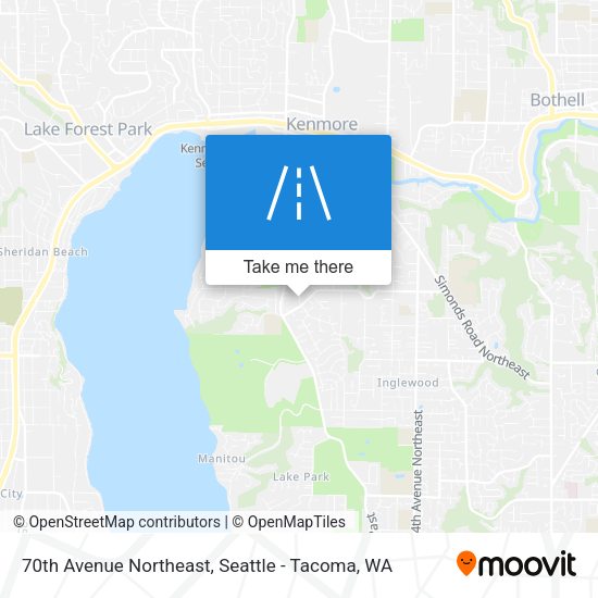 Mapa de 70th Avenue Northeast