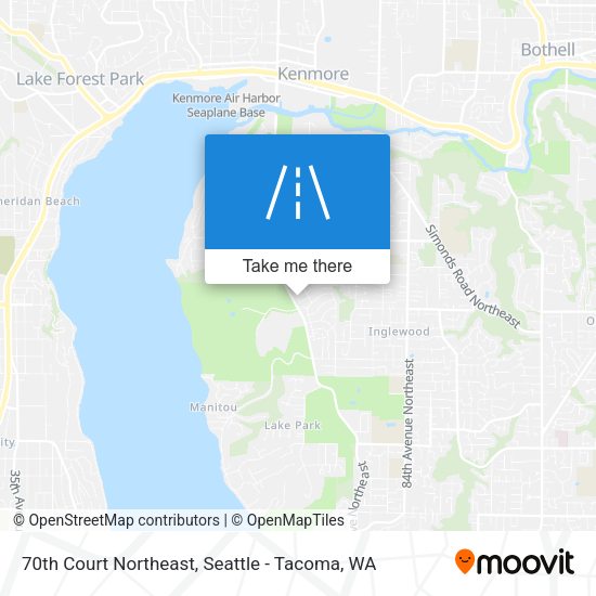 Mapa de 70th Court Northeast