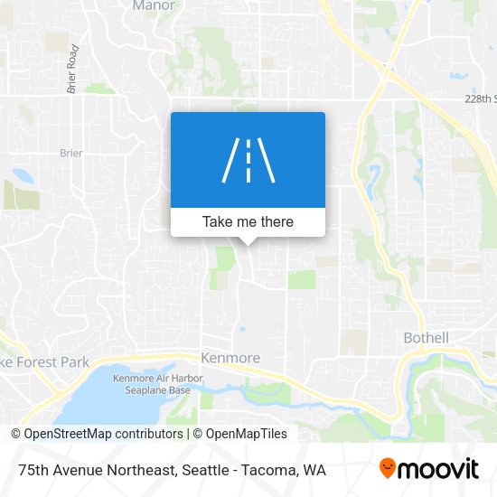 Mapa de 75th Avenue Northeast