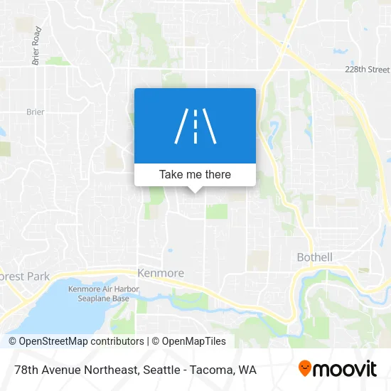 78th Avenue Northeast map