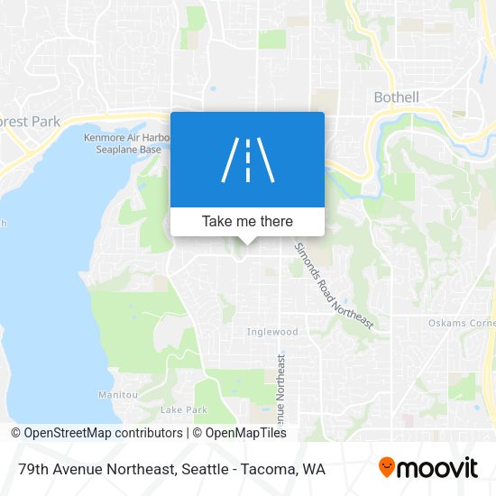 Mapa de 79th Avenue Northeast