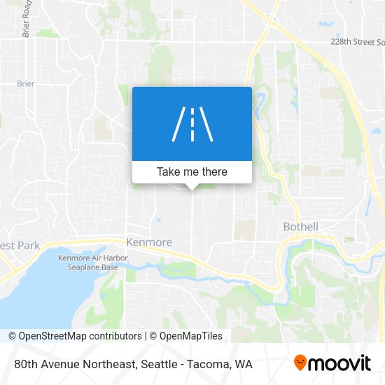 Mapa de 80th Avenue Northeast
