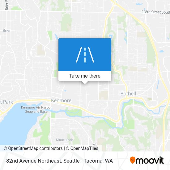 82nd Avenue Northeast map