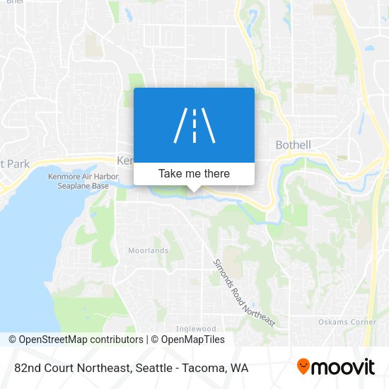 82nd Court Northeast map