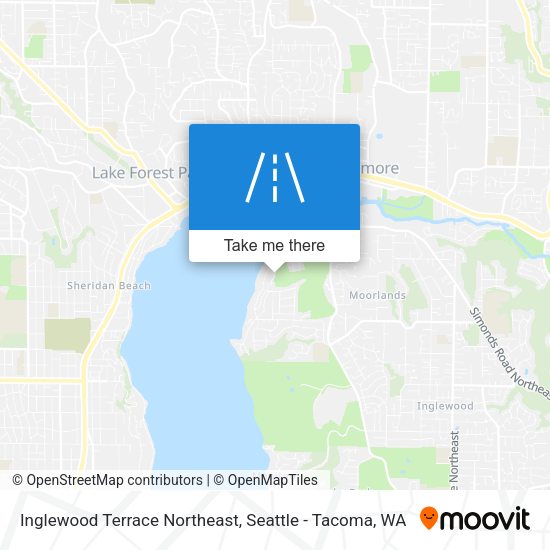 Inglewood Terrace Northeast map