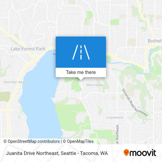 Mapa de Juanita Drive Northeast