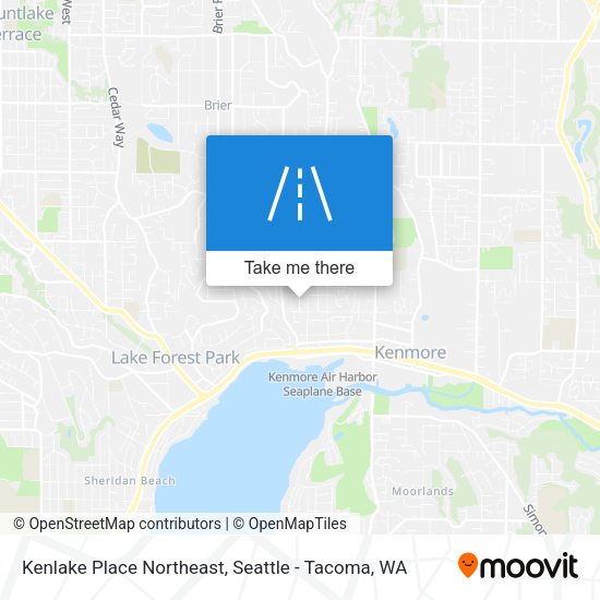 Mapa de Kenlake Place Northeast