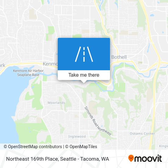 Mapa de Northeast 169th Place