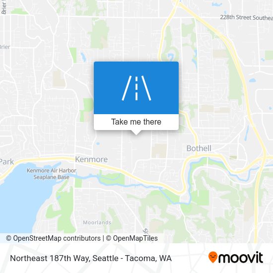 Mapa de Northeast 187th Way