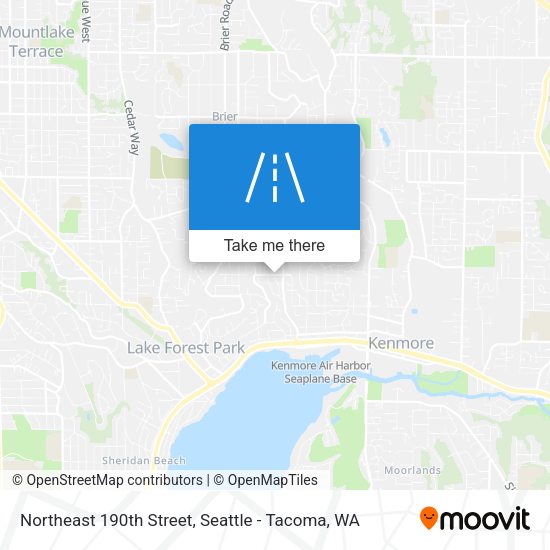 Northeast 190th Street map