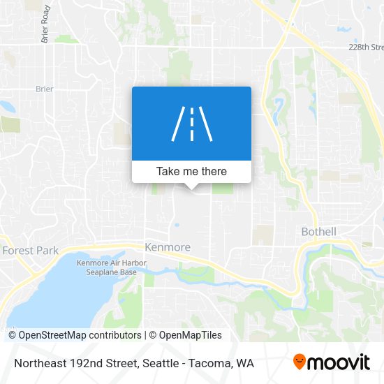 Mapa de Northeast 192nd Street