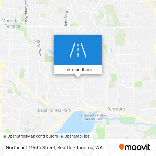 Mapa de Northeast 196th Street