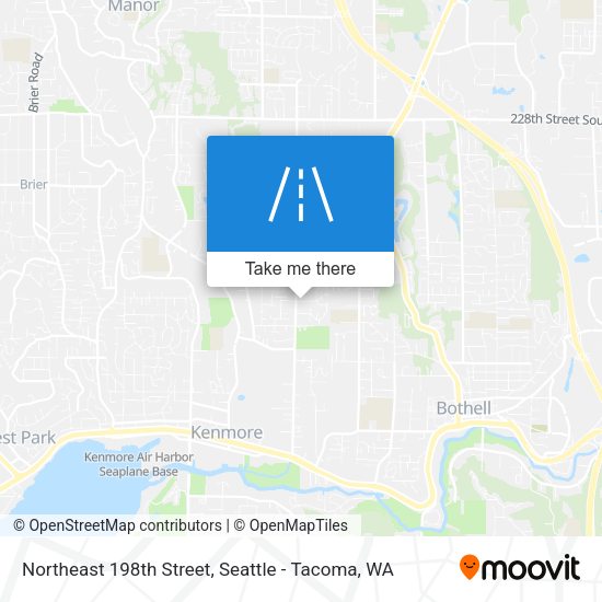 Northeast 198th Street map