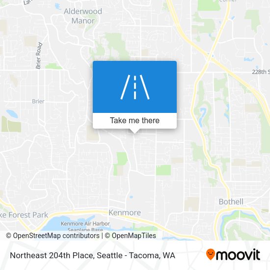 Mapa de Northeast 204th Place