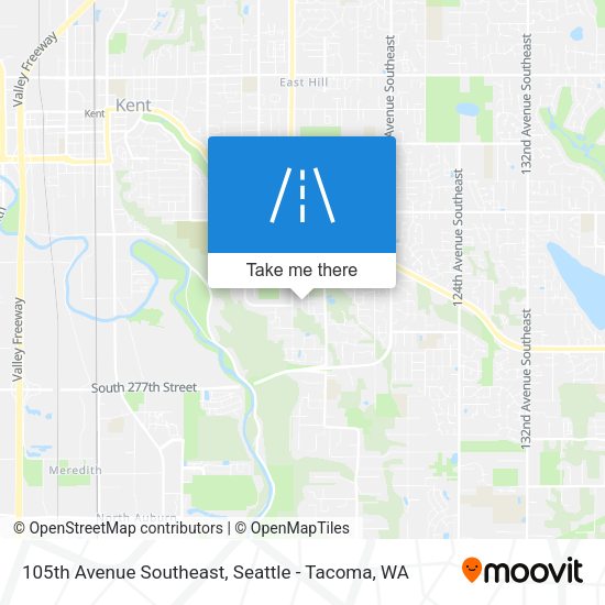 Mapa de 105th Avenue Southeast