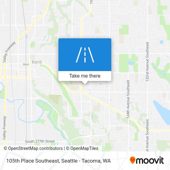 Mapa de 105th Place Southeast