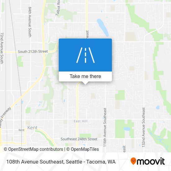 Mapa de 108th Avenue Southeast