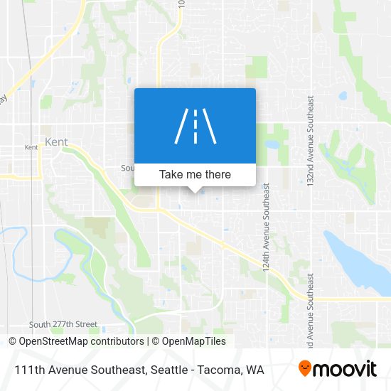 Mapa de 111th Avenue Southeast