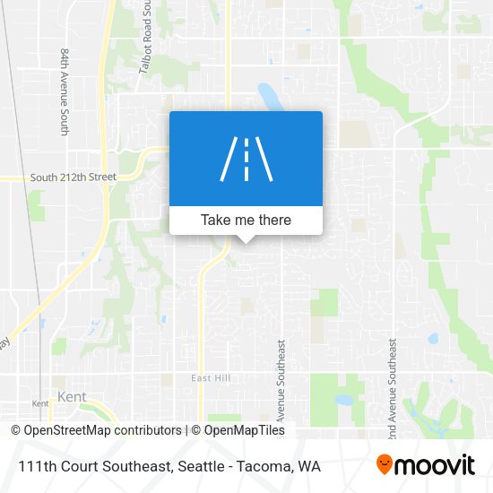 Mapa de 111th Court Southeast