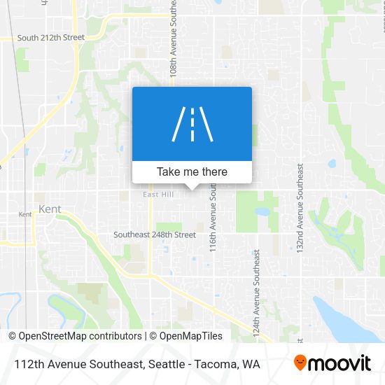 112th Avenue Southeast map