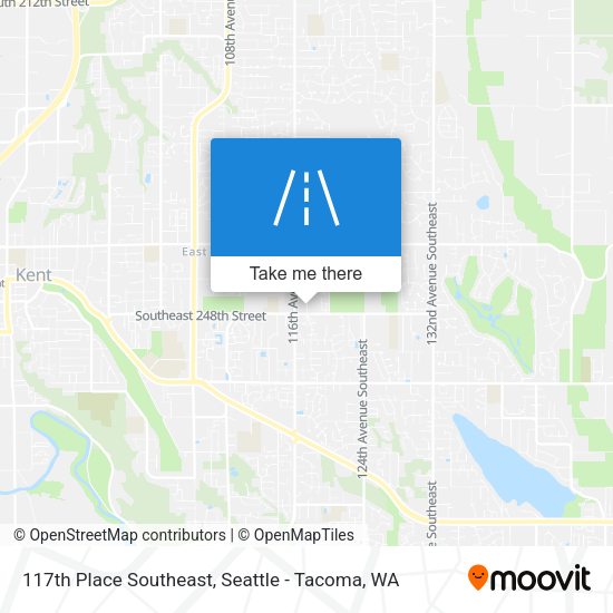 Mapa de 117th Place Southeast