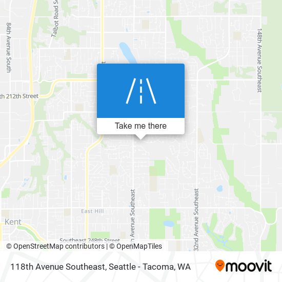 Mapa de 118th Avenue Southeast