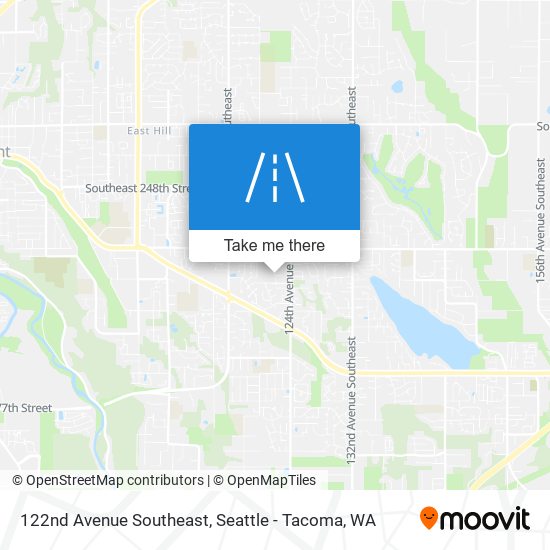 122nd Avenue Southeast map