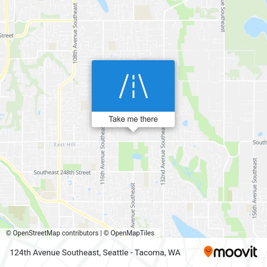 124th Avenue Southeast map