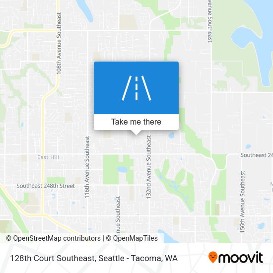 Mapa de 128th Court Southeast