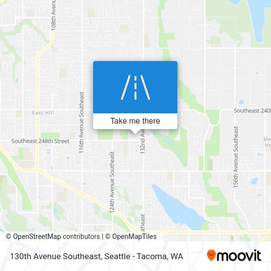 Mapa de 130th Avenue Southeast