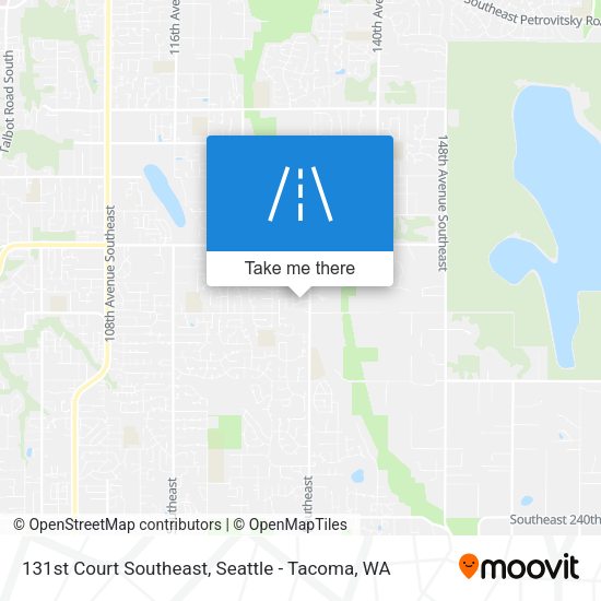 131st Court Southeast map