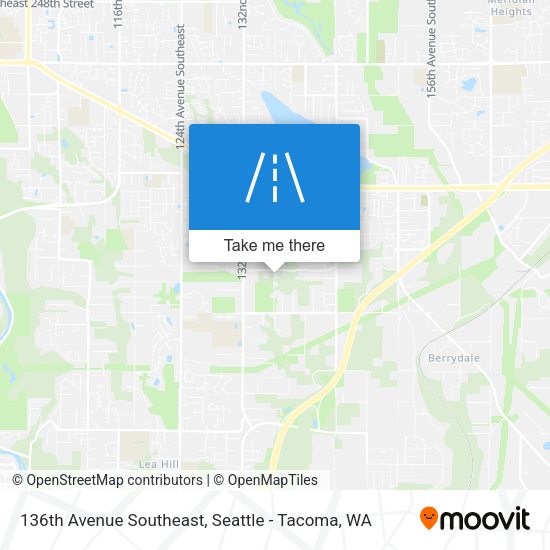 Mapa de 136th Avenue Southeast