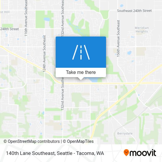 140th Lane Southeast map