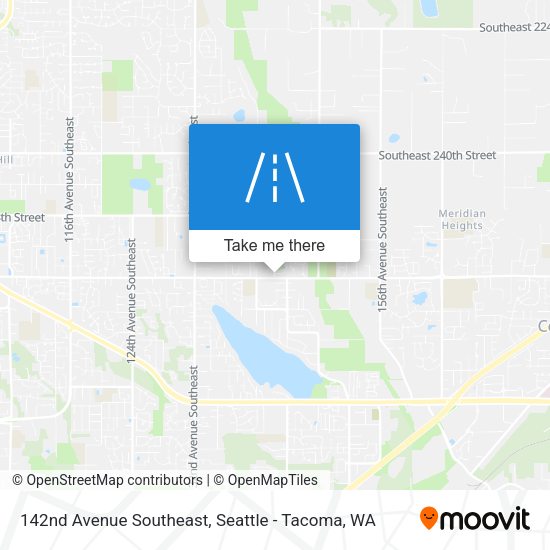 142nd Avenue Southeast map